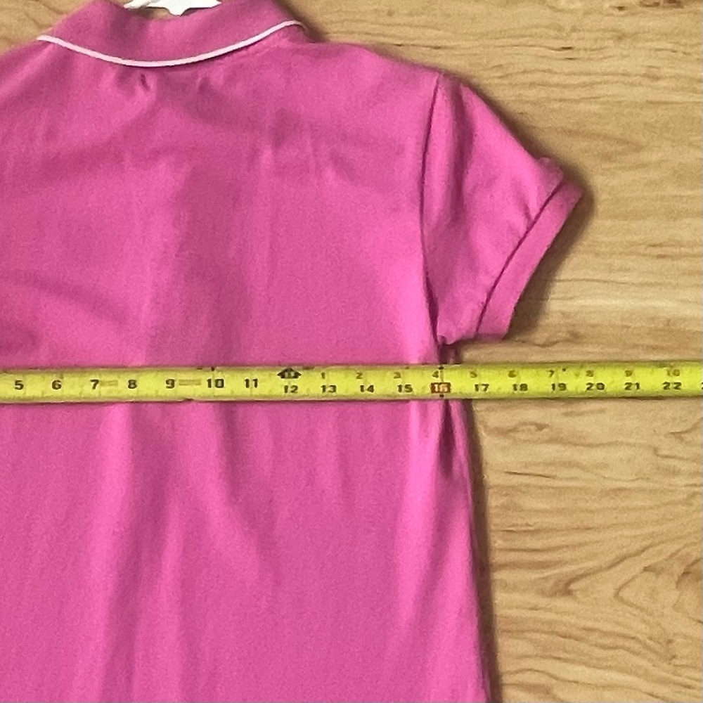 Pink U.S. Polo Assn. polo dress Silver Line Tag Woman’s Medium Great Condition - Picture 7 of 8